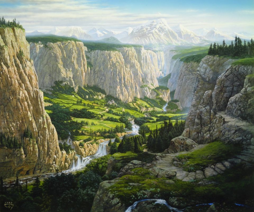 Ted Nasmith_Rivendell a Lucca comics & games 2022