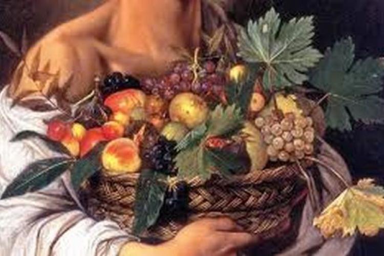 quadro caravaggio cesto frutta - gusto per la cultura