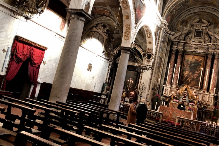 interno della Chiesa di Santa Maria Corteorlandini