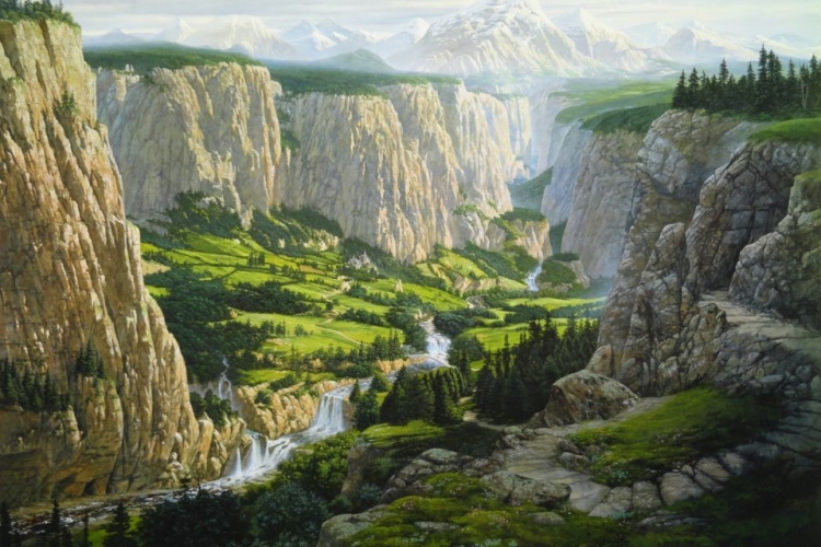 Ted Nasmith_Rivendell a Lucca comics & games 2022